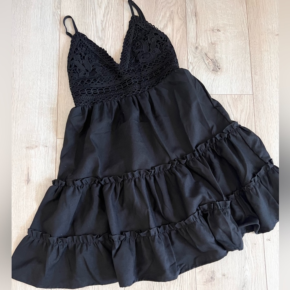 Black summer dress